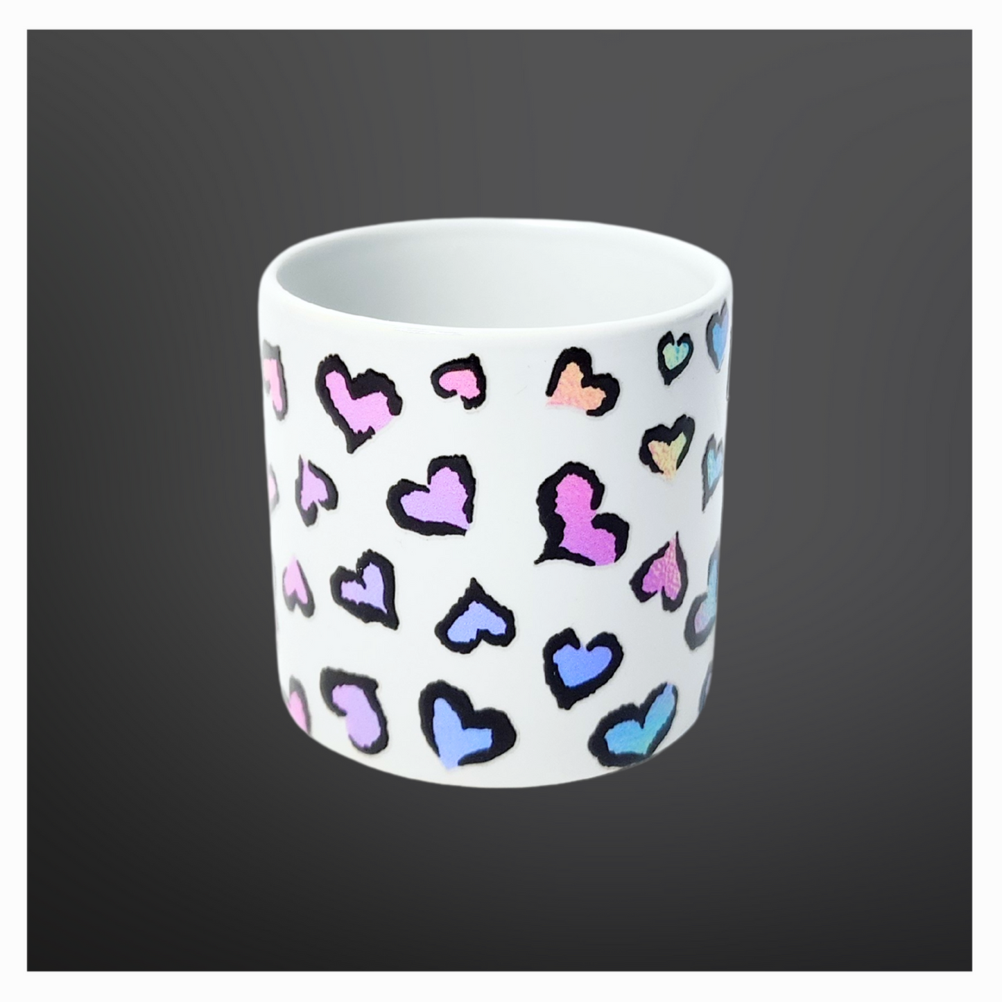 Taza Pequeña de Corazones