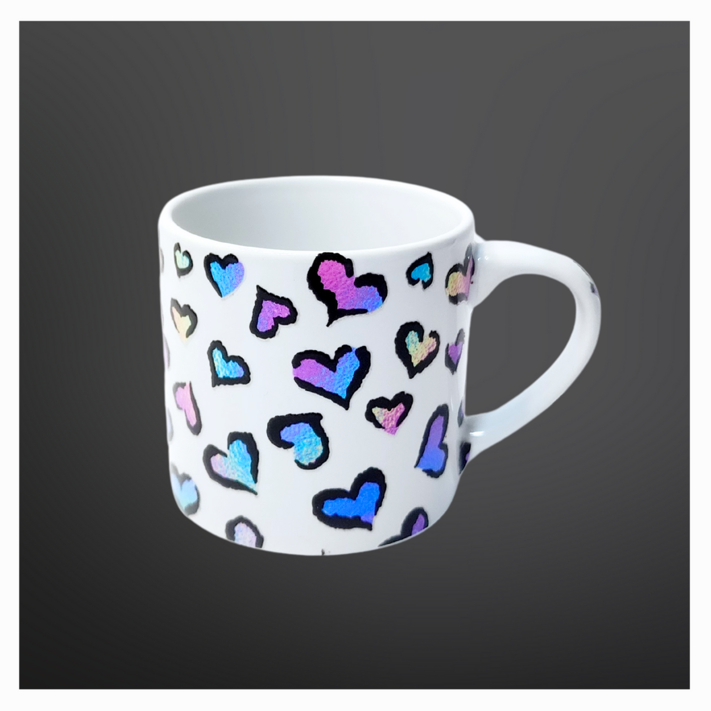 Taza Pequeña de Corazones