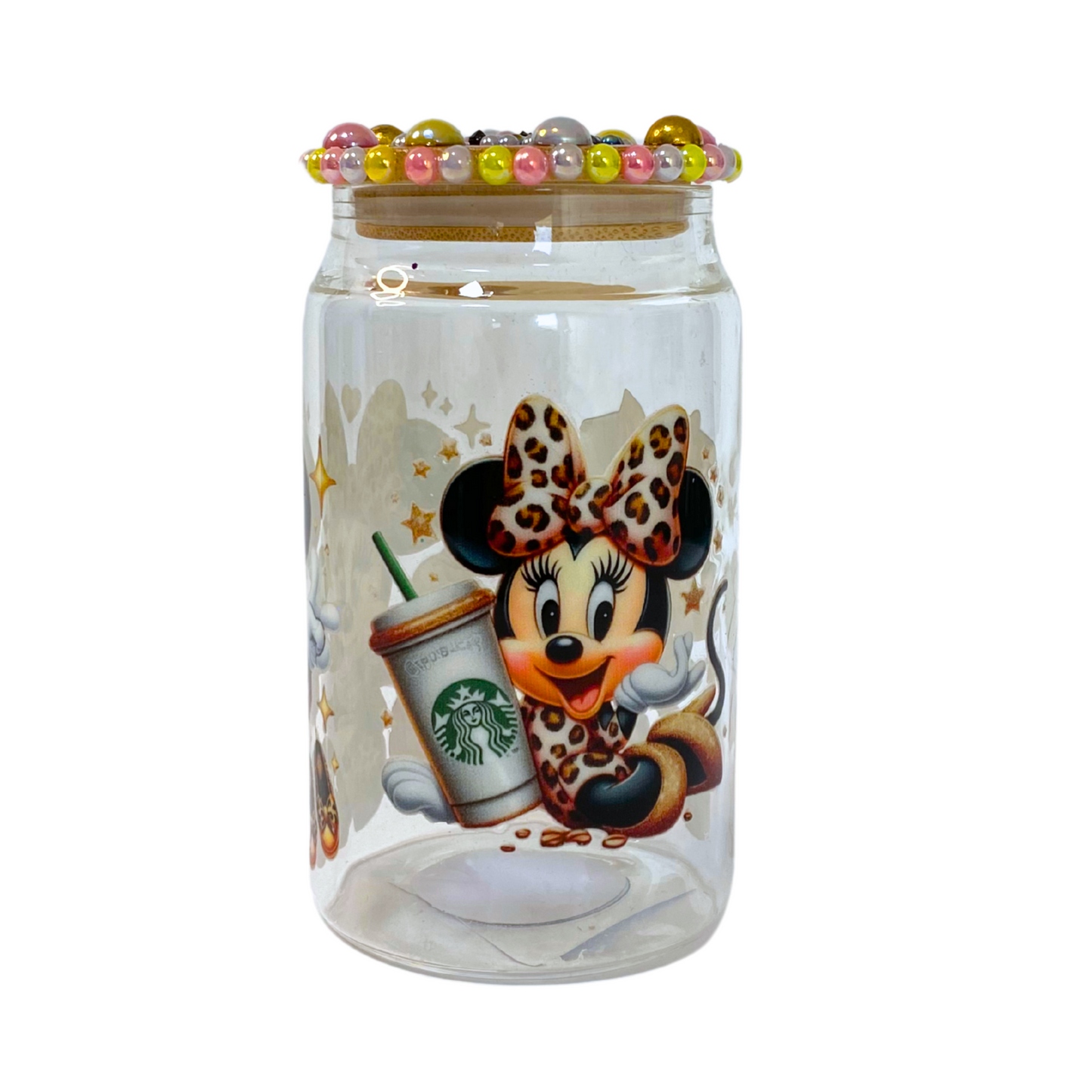 Vaso de Vidrio Doble Pared Minnie-2
