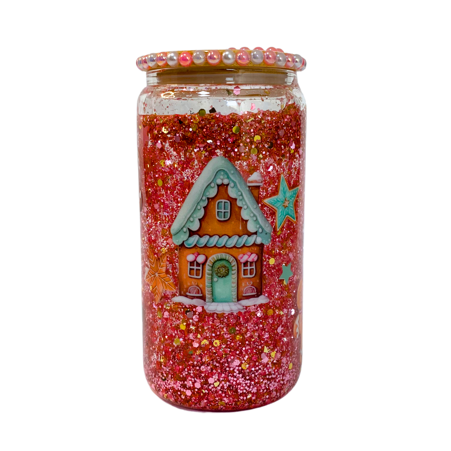 Vaso de Vidrio Doble Pared Navideño-2