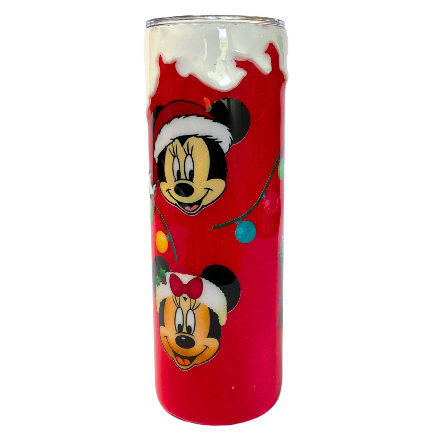 Termo de Acero Inoxidable Navideño Mickey Mouse