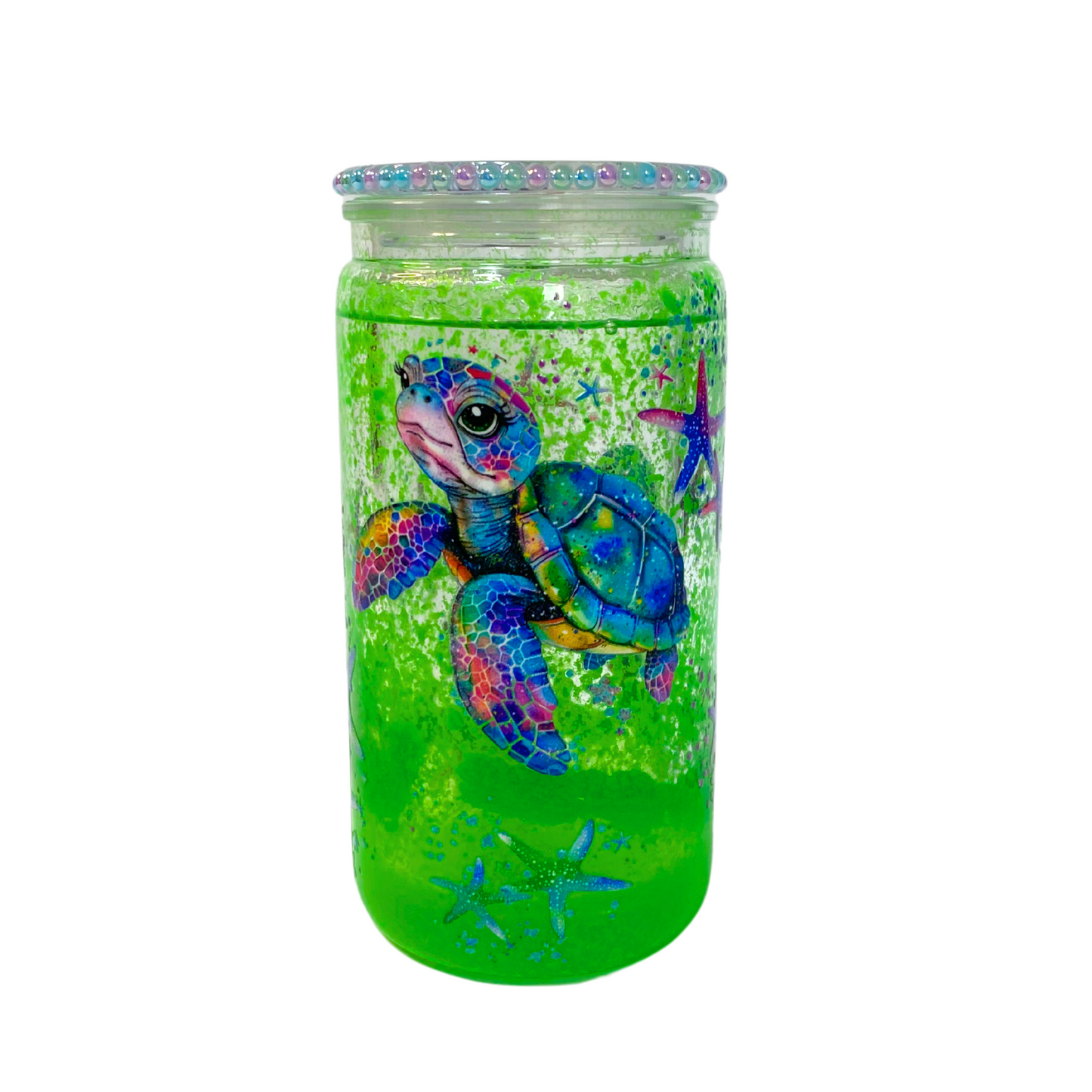 Vaso de Plastico Doble Pared de Tortugas