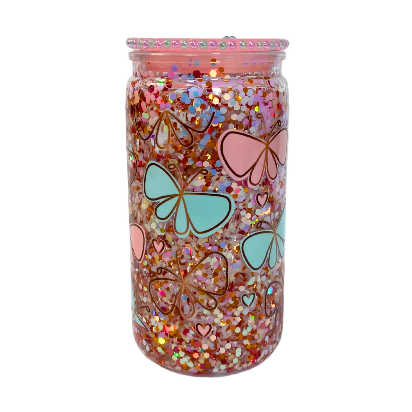 Vaso de Plastico Doble Pared de Moños