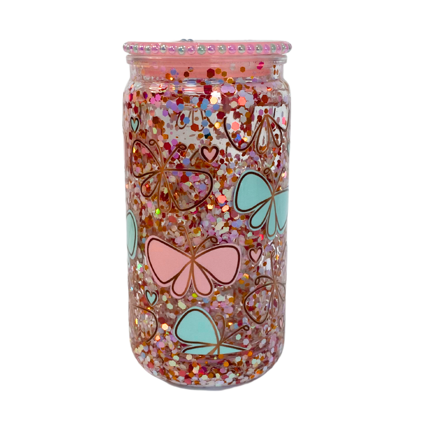 Vaso de Plastico Doble Pared de Moños