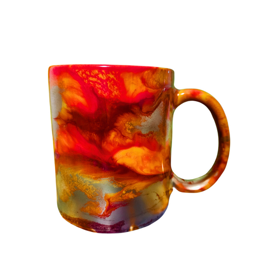 Taza con Diseño Naranja