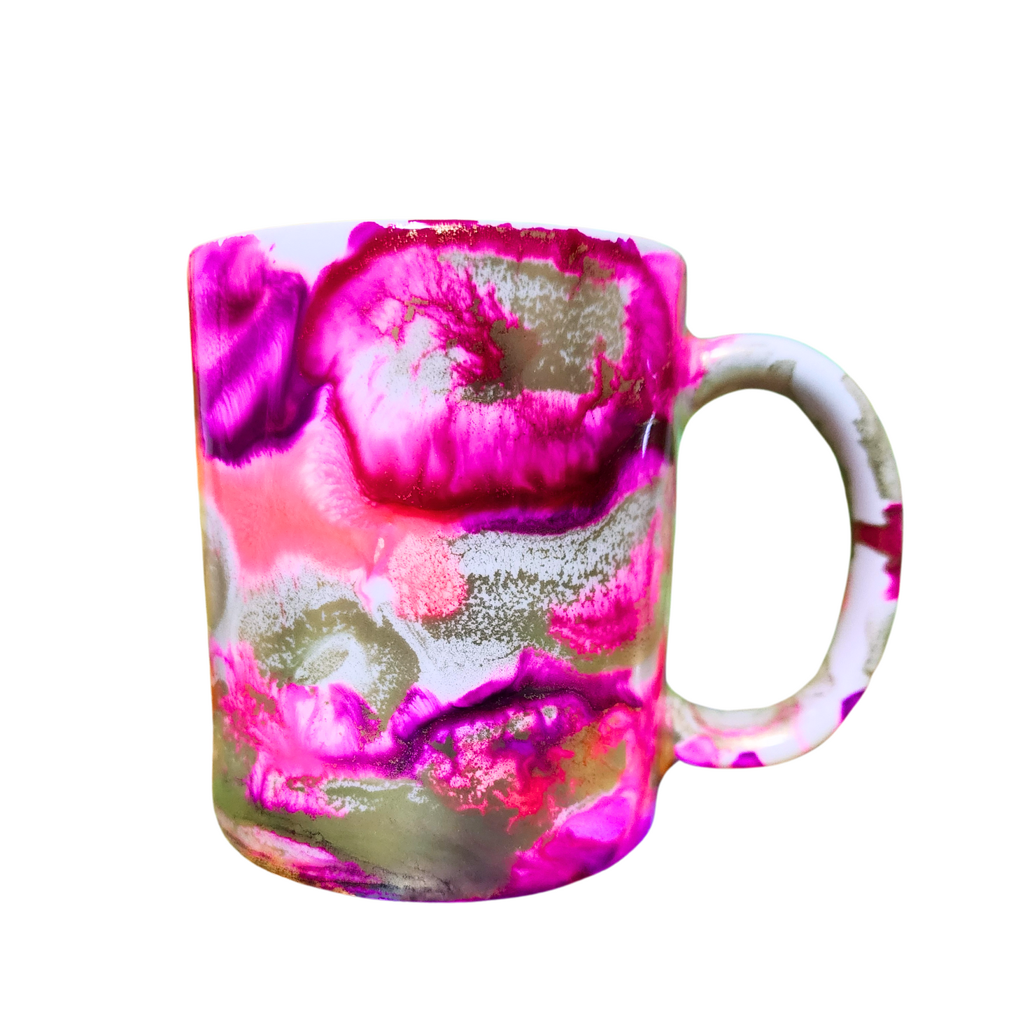 Taza con Diseño Rosado