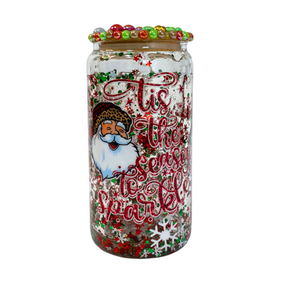 Vaso de Vidrio Doble Pared Navideño