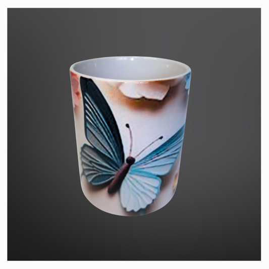 Taza Sublimada de Mariposas