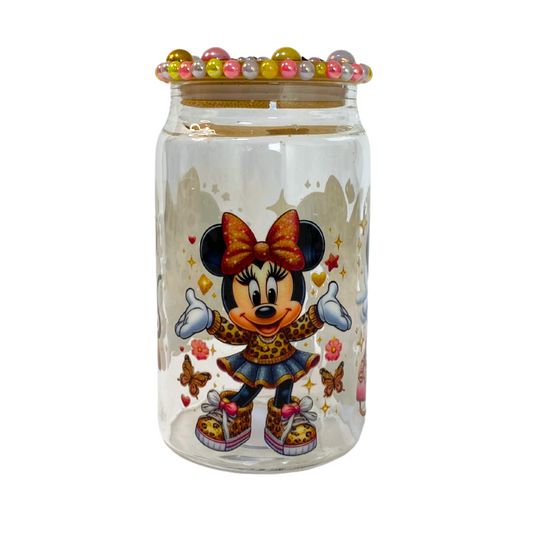 Vaso de Vidrio Doble Pared Minnie-2