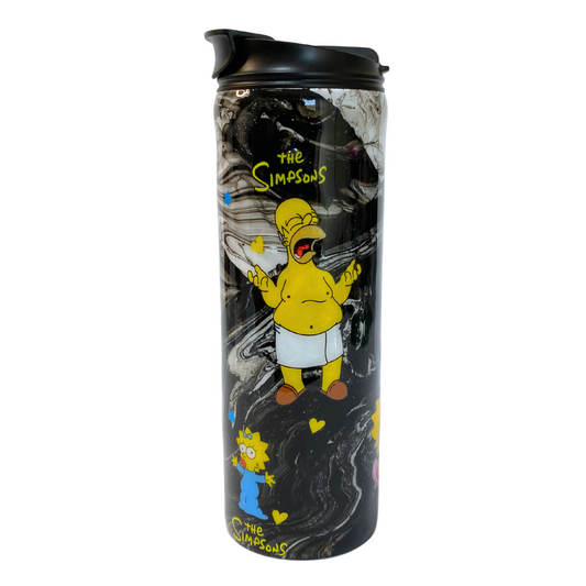 Termo de Acero Inoxidable Los Simpson