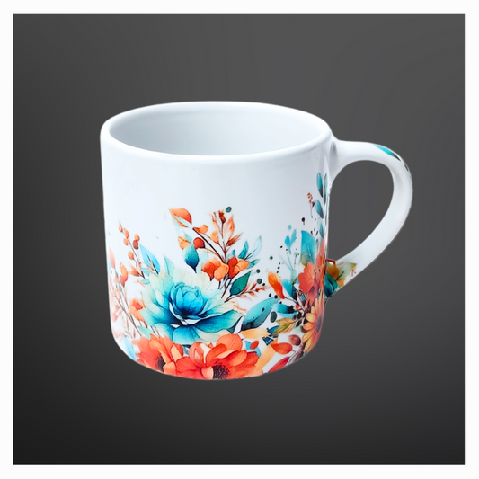 Taza Pequeña Flores