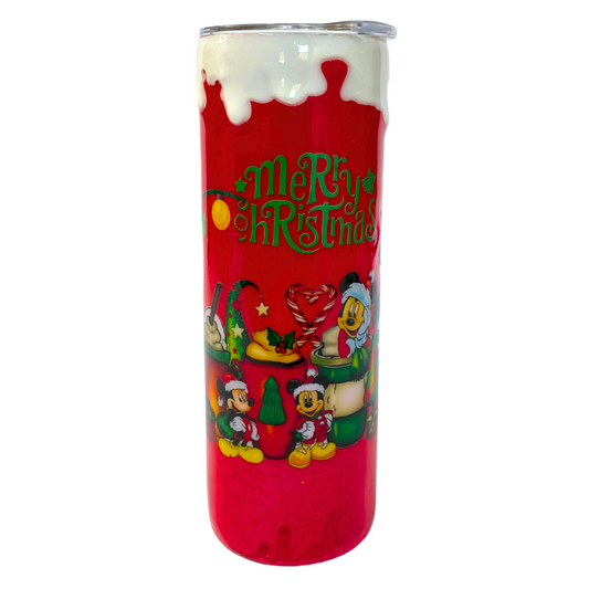 Termo de Acero Inoxidable Navideño Mickey Mouse