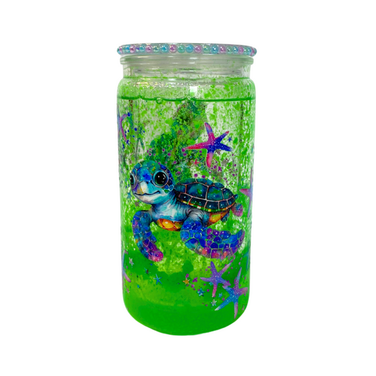 Vaso de Plastico Doble Pared de Tortugas