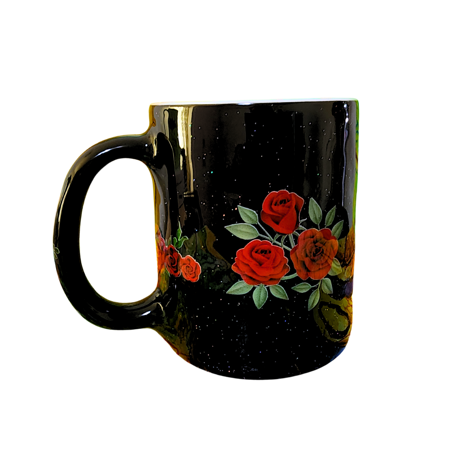 Taza de Rosas Negra